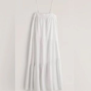 Abercrombie Assymetrical Tiered Maxi